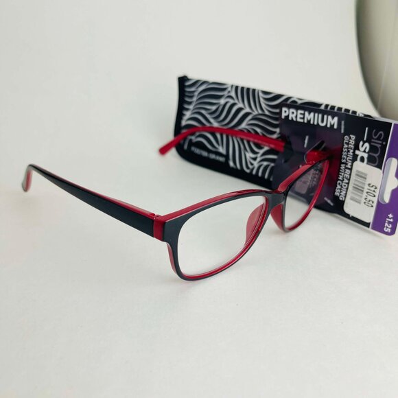 RG0361 Lot of 3 Simply Specs Foster Grant Womens Reading Glasses W/ Case +1.25 - Picture 3 of 7